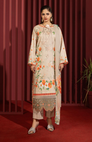 Coco by Panache | Embroidered Lawn 3 Piece Unstitched Suit D-11