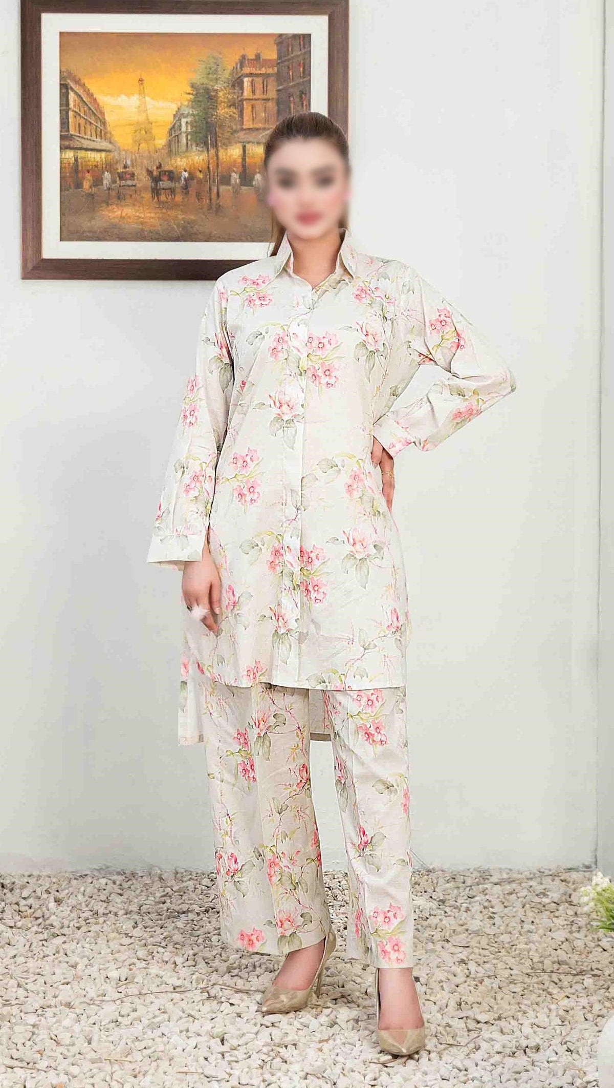 Nada Unstitched 2 Piece Printed Lawn Coll"24 By Tawakkal D-3382