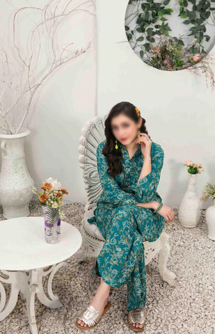 Nada Unstitched 2 Piece Printed Lawn Coll"24 By Tawakkal D-3389