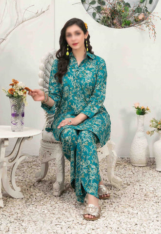 Nada Unstitched 2 Piece Printed Lawn Coll"24 By Tawakkal D-3389