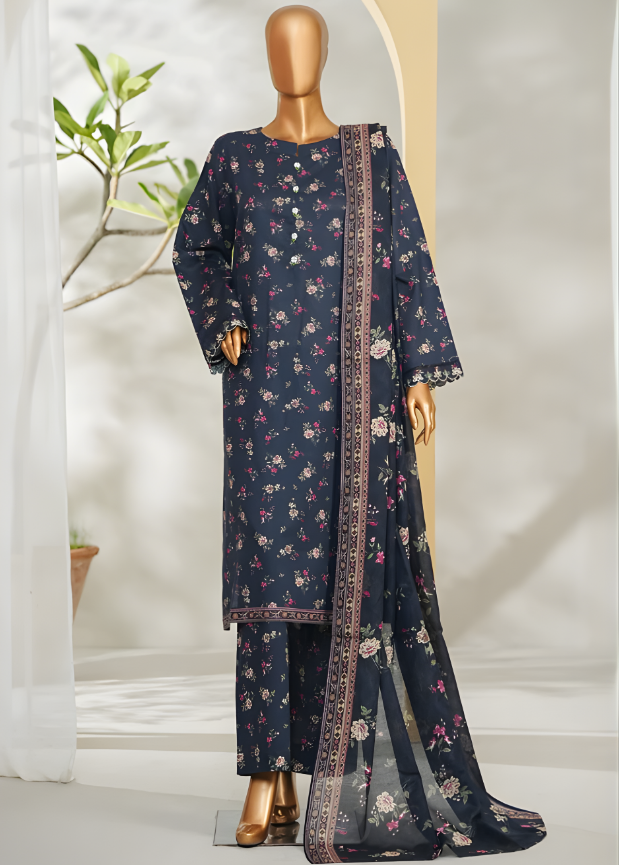 PRINTED LAWN 3PC Stitched COLLECTION By Bin Saeed D-11