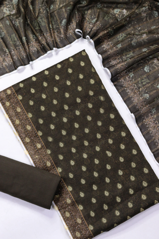 Amna Khadija Broshia Lawn Unstitched 3 Piece Suit Summer Collection D-18