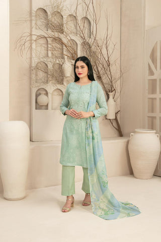 Naama - Embroidered Digital Lawn Coll:24 D-3454