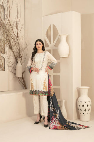 Naama - Embroidered Digital Lawn Coll:24 D-3459
