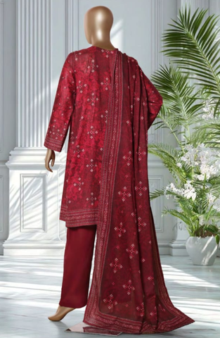 Exclusive Printed Lawn 3 Piece Stitched Suit by BIN SAEED D-17