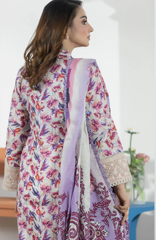 Hayat by Johra Printed & Embroidered Lawn Unstitched 3 Piece Suit D-9