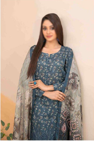 Zyra Embroidered Lawn Un Stitched 3 Pcs  Collectio2025 D 3508