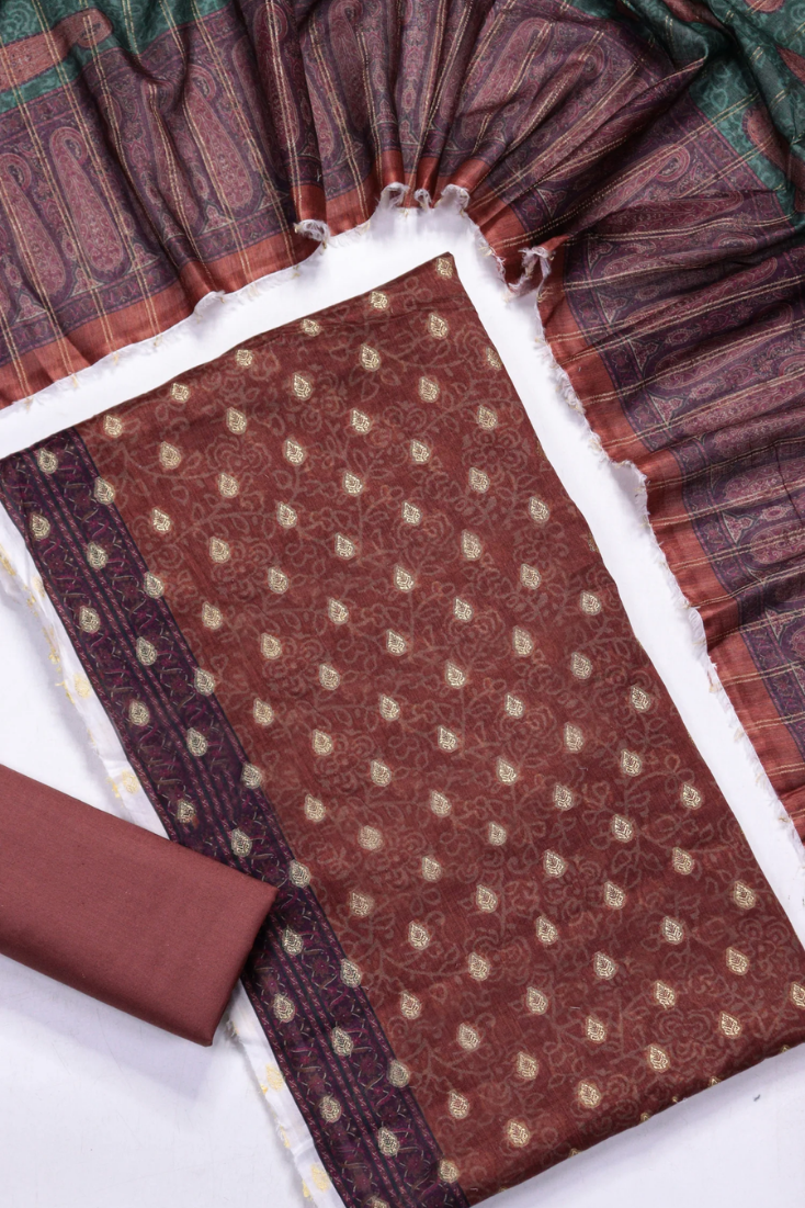 Amna Khadija Broshia Lawn Unstitched 3 Piece Suit Summer Collection D-20