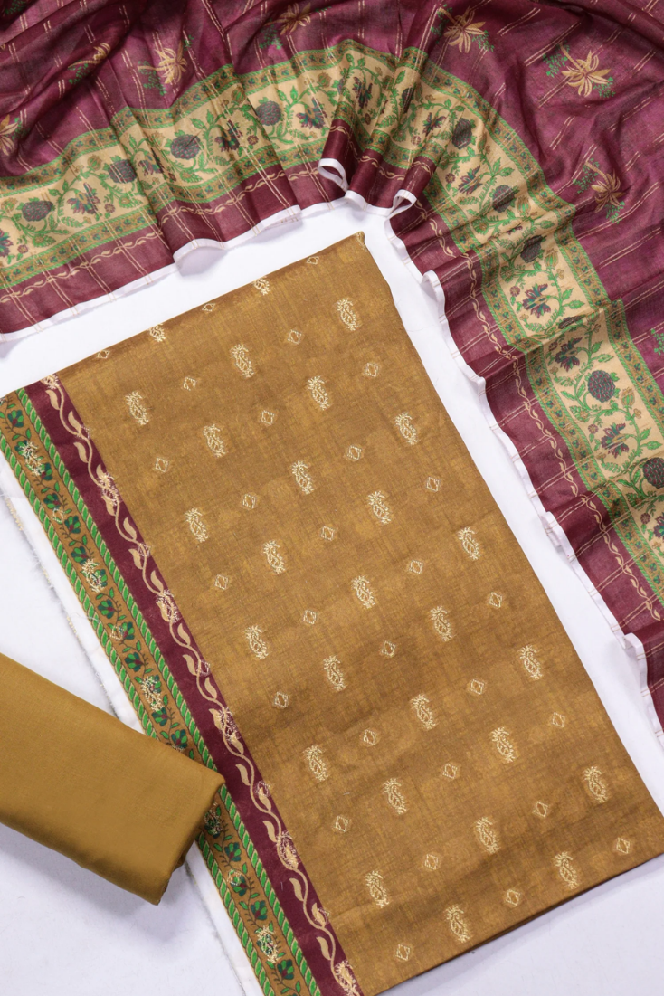 Amna Khadija Broshia Lawn Unstitched 3 Piece Suit Summer Collection D-21