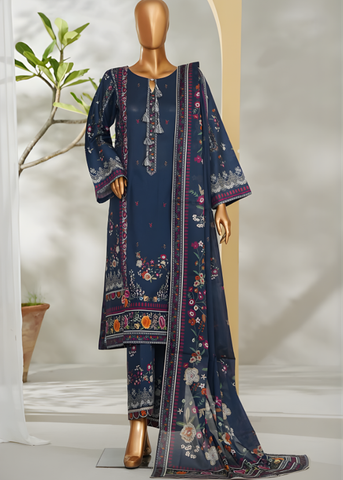 PRINTED LAWN 3PC Stitched COLLECTION By Bin Saeed D-13