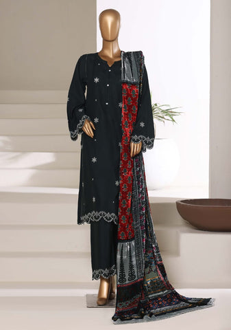 Sadabahar Luxury Viscose With Palachi Shawl Ready To Wear 3Pc D-4