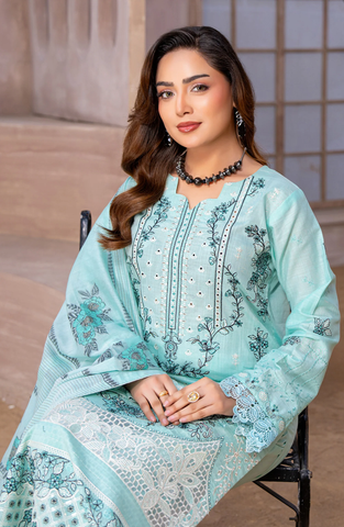 Sehar by Riaz Arts Embroidered Lawn Unstitched 3 Piece Suit Summer Collection D-1
