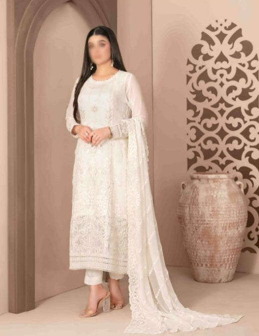 Alani Fancy Embroidered Chiffon Collection By Tawakkal D-07
