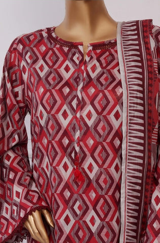 Plain Printed Lawn Vol-04 By Sadabahar D-06