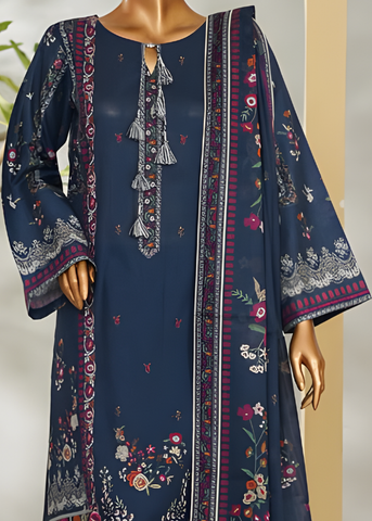 PRINTED LAWN 3PC Stitched COLLECTION By Bin Saeed D-13