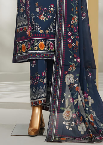 PRINTED LAWN 3PC Stitched COLLECTION By Bin Saeed D-13