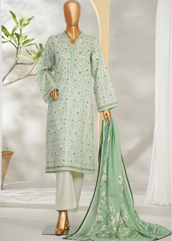 PRINTED LAWN 3PC Stitched COLLECTION By Bin Saeed D-14