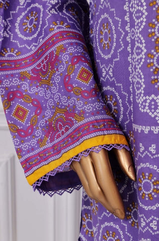 Plain Printed Lawn Vol-04 By Sadabahar D-05