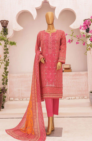 HZ Premium Lawn Emb Coll:24 Vol 03 D-03