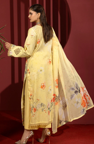 Coco by Panache | Embroidered Lawn 3 Piece Unstitched Suit D-15