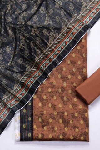 Amna Khadija Broshia Lawn Unstitched 3 Piece Suit Summer Collection D-22