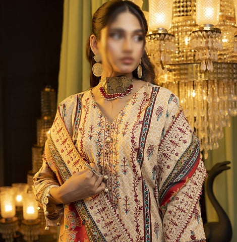 Salina Cutwork Emb Khadder Coll:24 Vol 1 By Regalia D-AYZAL