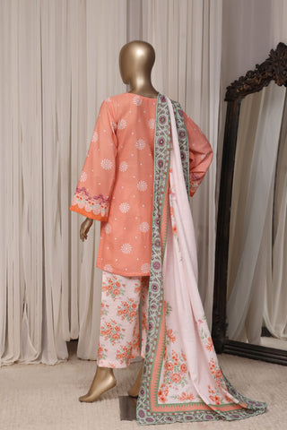 Sadabahar Printed Khaddar Winter collection Stitched 3 Piece Suit D-10