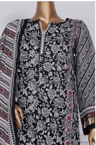 Printed Lawn Vol2 3 Piece Stitched Suit By Sadabahar2025 D-15