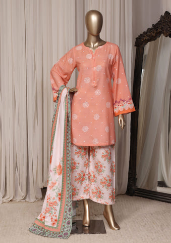 Sadabahar Printed Khaddar Winter collection Stitched 3 Piece Suit D-10
