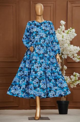Quadra - Printed Pret Long Frock Coll'25 Vol.6 By Amna Khadija D-05