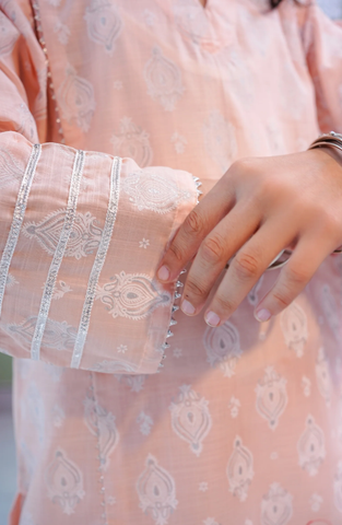 Aloo Meeru Hammi by Amna Khadija | Girls Eid Pret Stitched Suit D-2