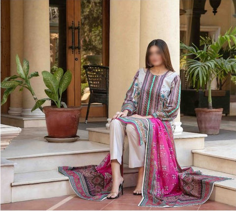 Masooma by Tawakkal Fabrics Printed Lawn Unstitched 3Pcs D-02