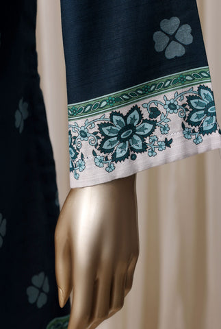 Sadabahar Printed Khaddar Winter collection Stitched 3 Piece Suit D-1