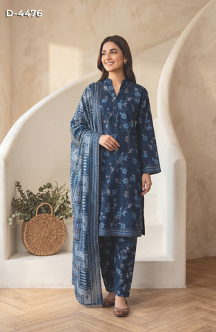 AREEMAN V1 by Shahid Tawakkal | Rotary Printed Lawn 3 Piece Stitched Suit D-2