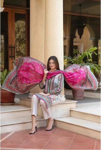 Masooma by Tawakkal Fabrics Printed Lawn Unstitched 3Pcs D-02