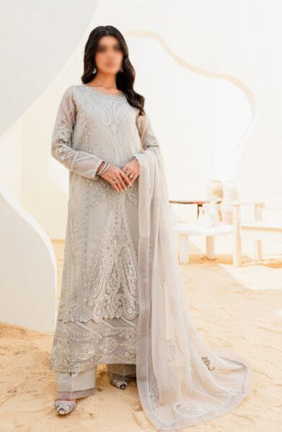 Sejal Luxury Chiffon Collection -BARELY BLUE (QS23-504)