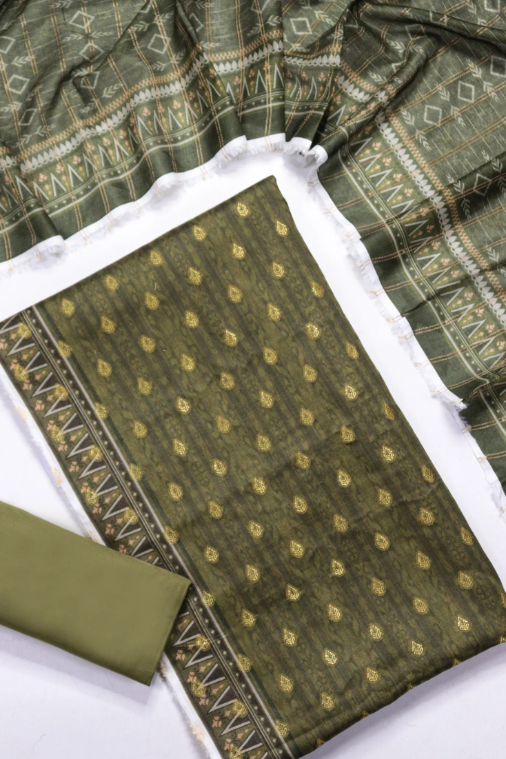 Amna Khadija Broshia Lawn Unstitched 3 Piece Suit Summer Collection D-10