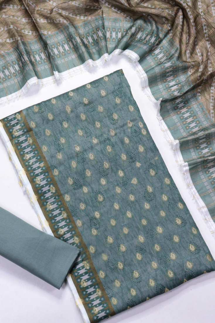 Amna Khadija Broshia Lawn Unstitched 3 Piece Suit Summer Collection D-11
