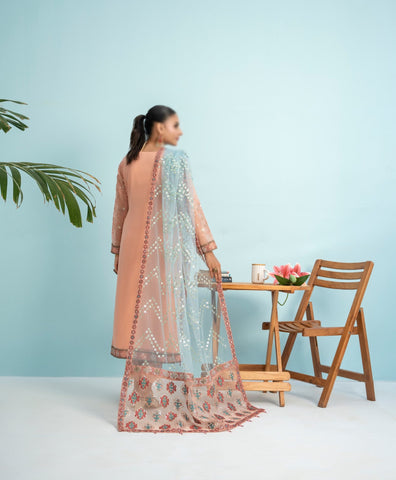 Zunaira 𝐅𝐞𝐬𝐭𝐢𝐯𝐞 𝐂𝐡𝐢𝐟𝐟𝐨𝐧 Coll Semi Stitched By AA-4