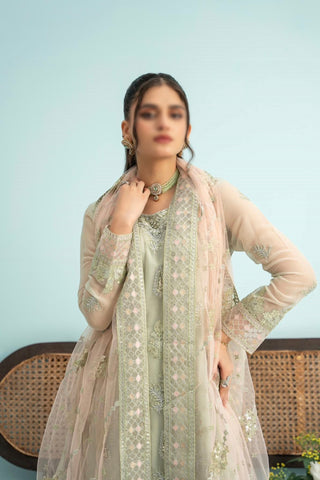 Zunaira 𝐅𝐞𝐬𝐭𝐢𝐯𝐞 𝐂𝐡𝐢𝐟𝐟𝐨𝐧 Coll Semi Stitched By AA-2