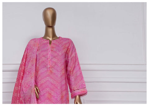 Printed Lawn Vol2 3 Piece Stitched Suit By Sadabahar2025 D-19