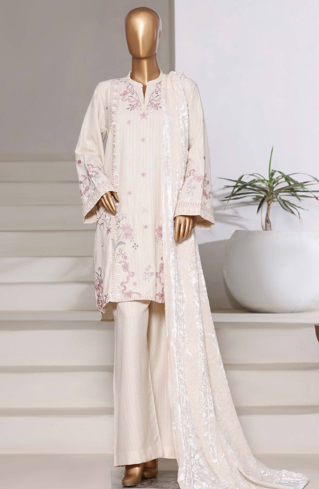 Dhanak Luxury Embroidered Pret Collection By Sadabahar D-3