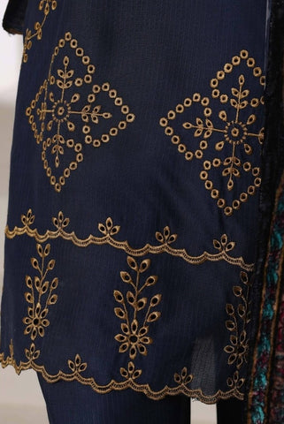 Sadabahar Luxury Viscose With Palachi Shawl Ready To Wear 3Pc D-6