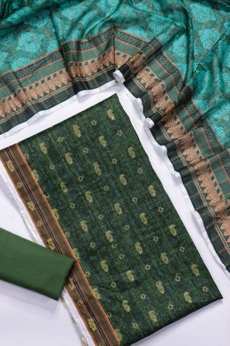 Amna Khadija Broshia Lawn Unstitched 3 Piece Suit Summer Collection D-3