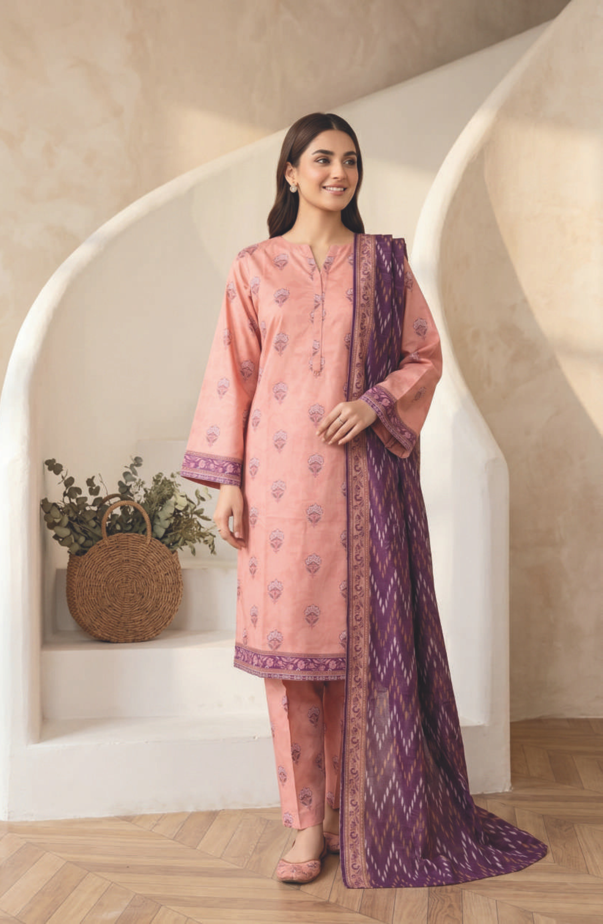 AREEMAN V2 by Shahid Tawakkal | Rotary Printed Lawn 3 Piece Stitched Suit D-3