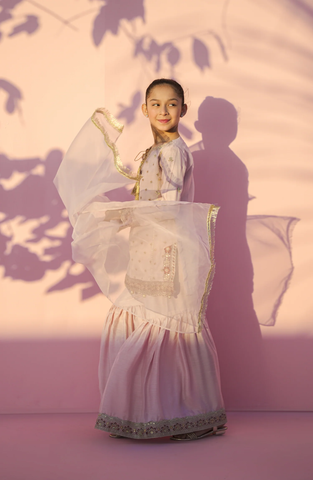 Main Hun Maryam Guriya | Embroidered Organza 3 Piece Stitched Suit D-2