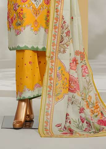 PRINTED LAWN 3PC Stitched COLLECTION By Bin Saeed D-18