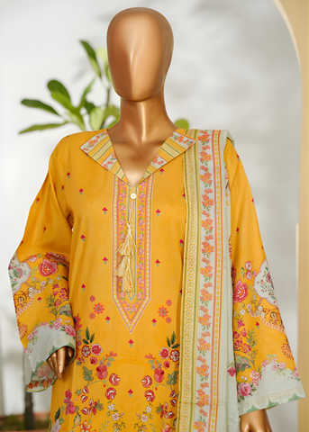 PRINTED LAWN 3PC Stitched COLLECTION By Bin Saeed D-18