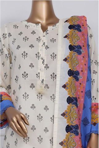Printed Lawn Vol2 3 Piece Stitched Suit By Sadabahar2025 D-20