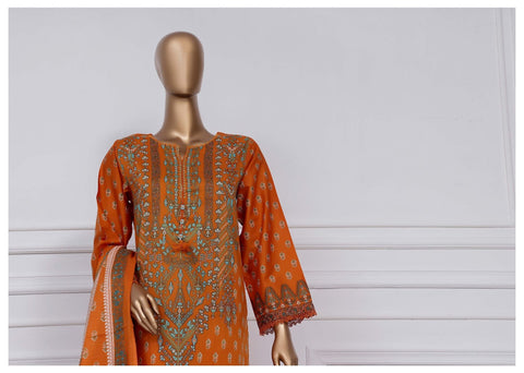 Printed Lawn Vol2 3 Piece Stitched Suit By Sadabahar2025 D-21